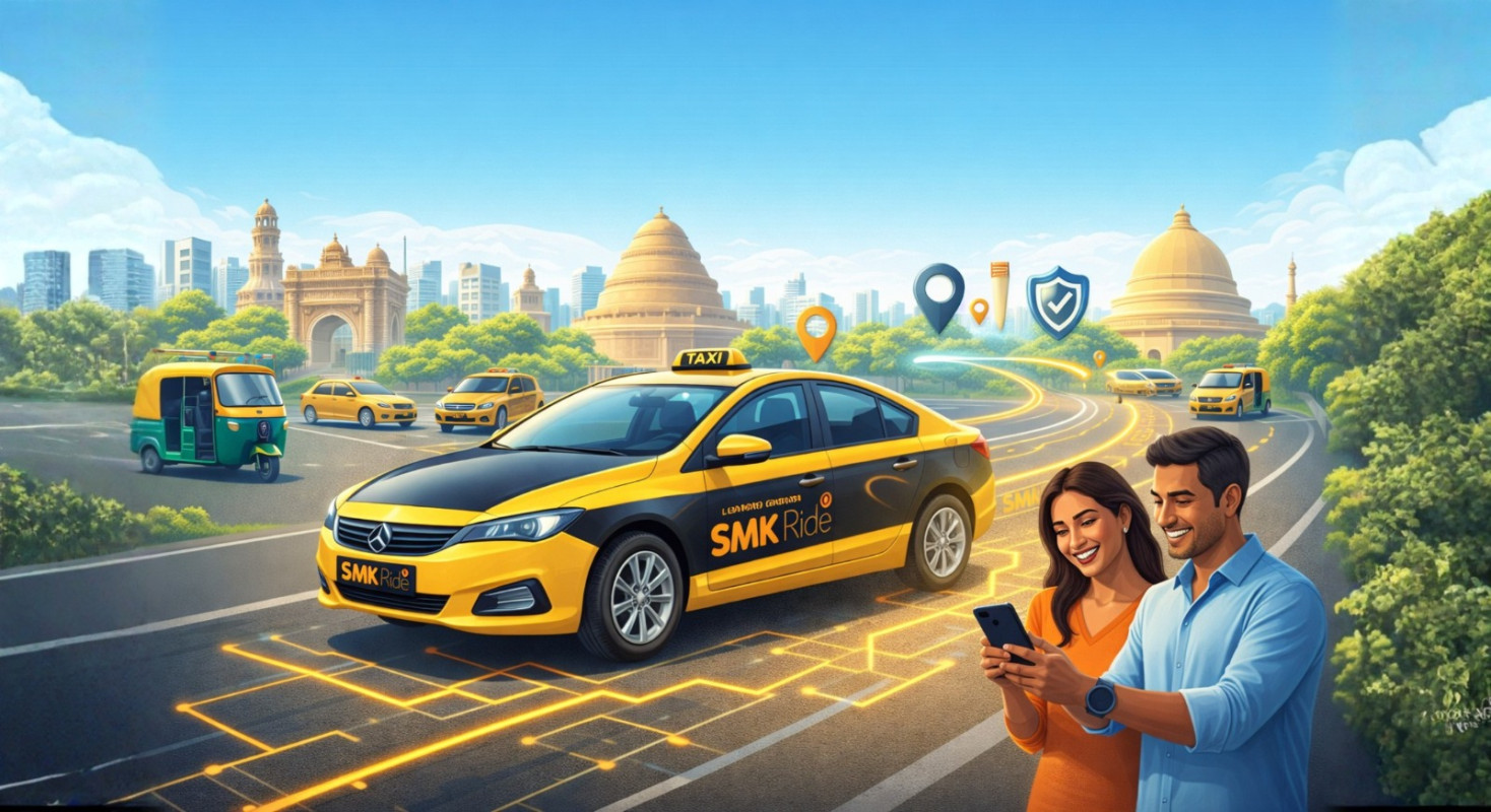 Why SMK Ride is best among all cab service providers platforms in Bihar ?